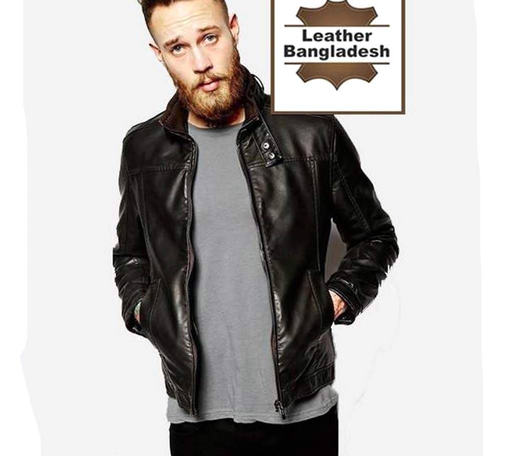Gorgeous Black Color Pure Leather Jacket