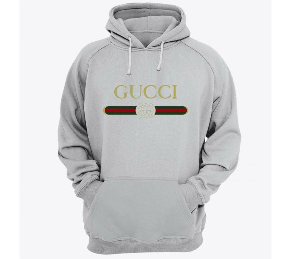 Gucci-Org-Grey Melange-Mens-Hoodie