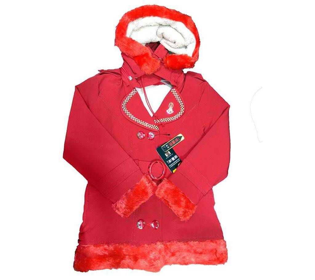 China Georgette long coat for kids 