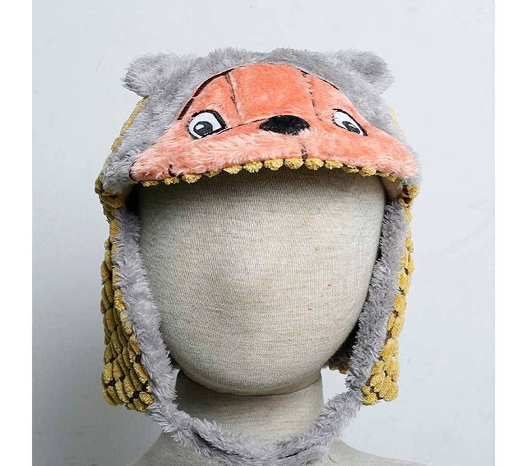 Kids Monkey Cap- Dog (Gray)