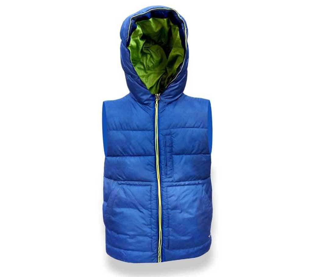 Sleeveless  heavy winter hoodie jacket for Teenager 