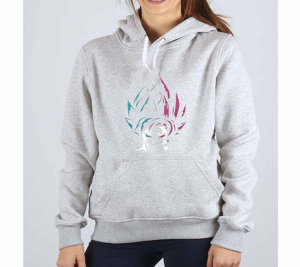 Dragon-Grey Melange-Ladies-Hoodie