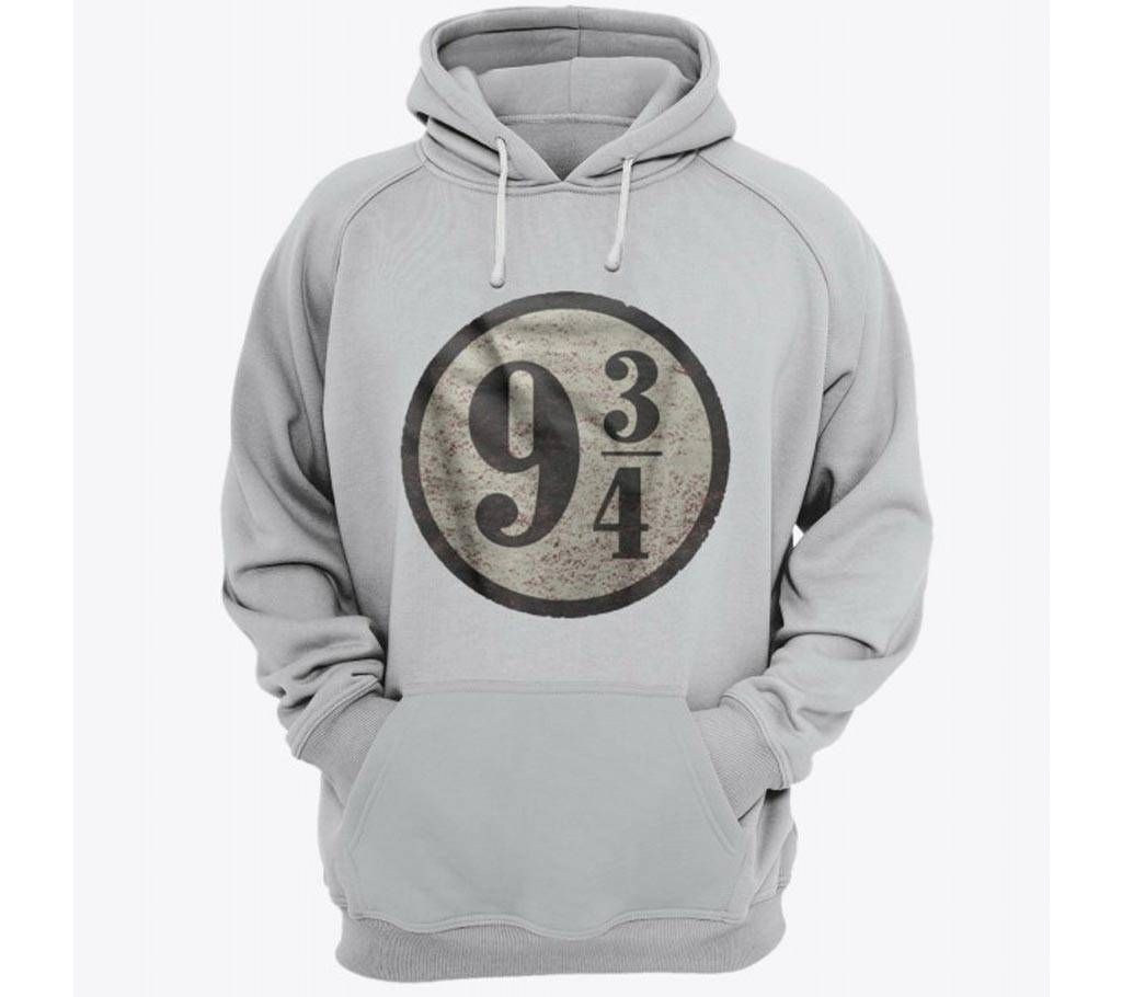 Harry-Potter-9-Grey Melange-Mens-Hoodie
