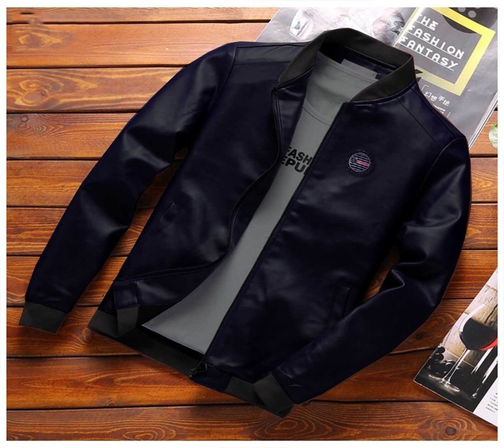 Mens Stylish Winter Jacket - 013 - Navy Blue - FAS
