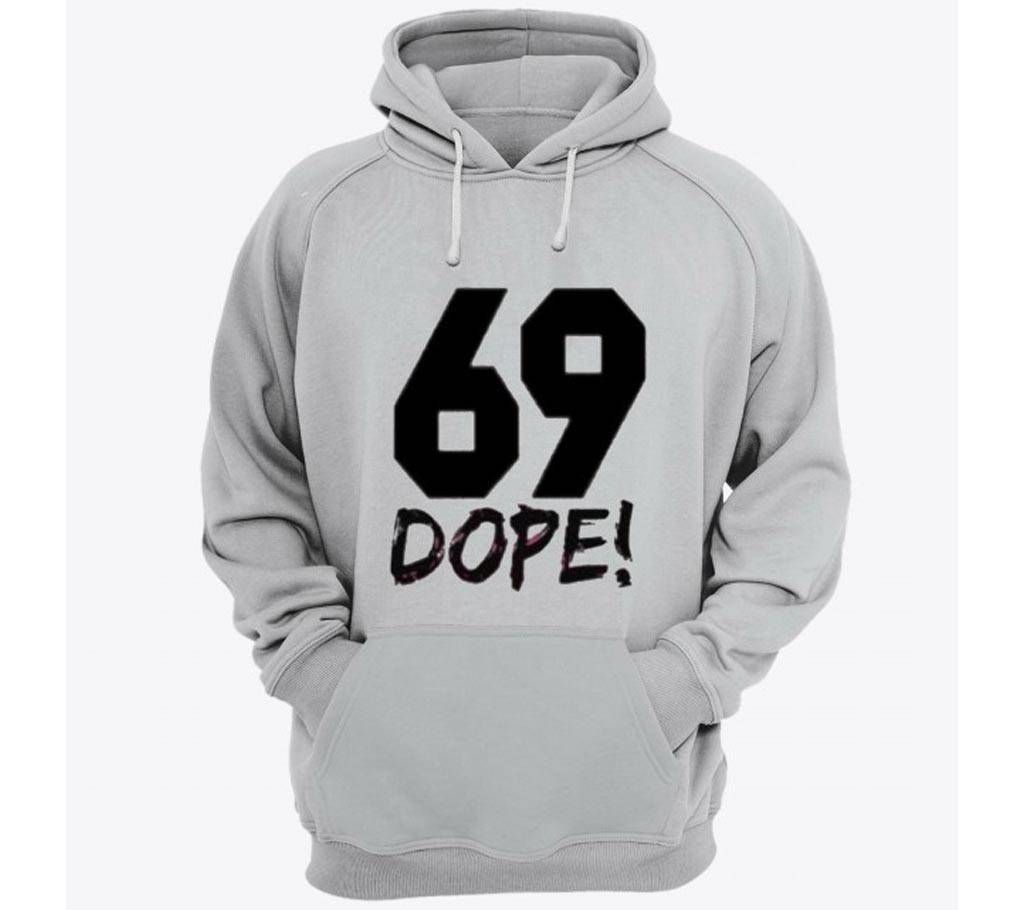Dope-69-Grey Melange-Mens-Hoodie