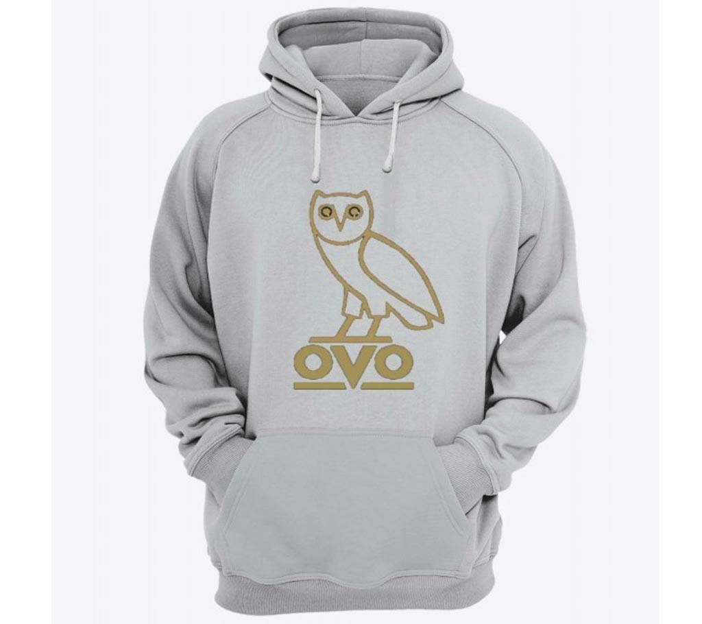 OVO-Grey Melange-Mens-Hoodie