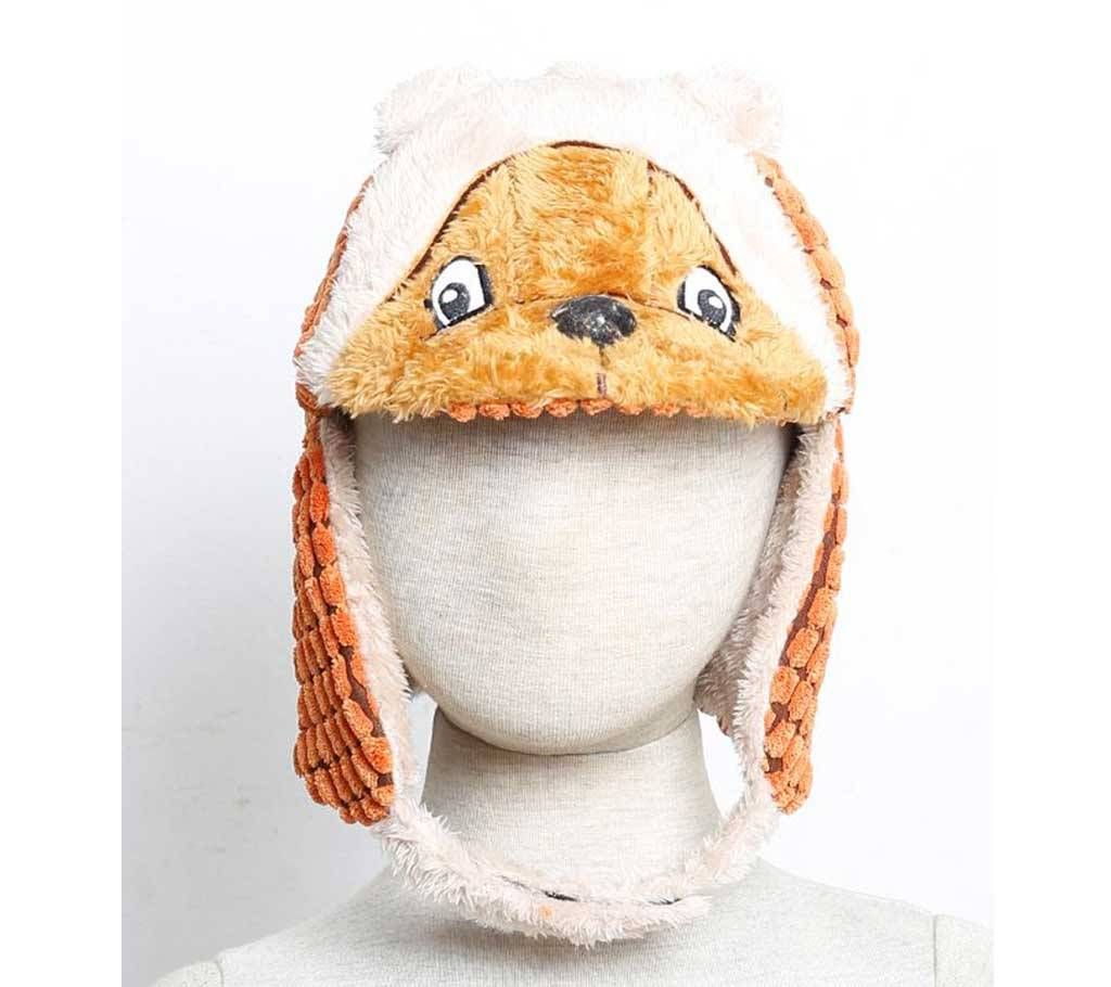 Kids Monkey Cap- Dog (Orange)