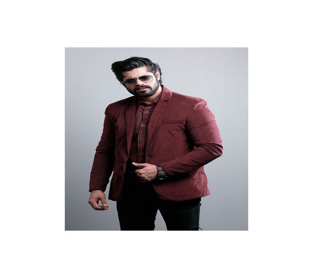 Fashionable Premium Velvet Fabric Blazers  B01  FAS