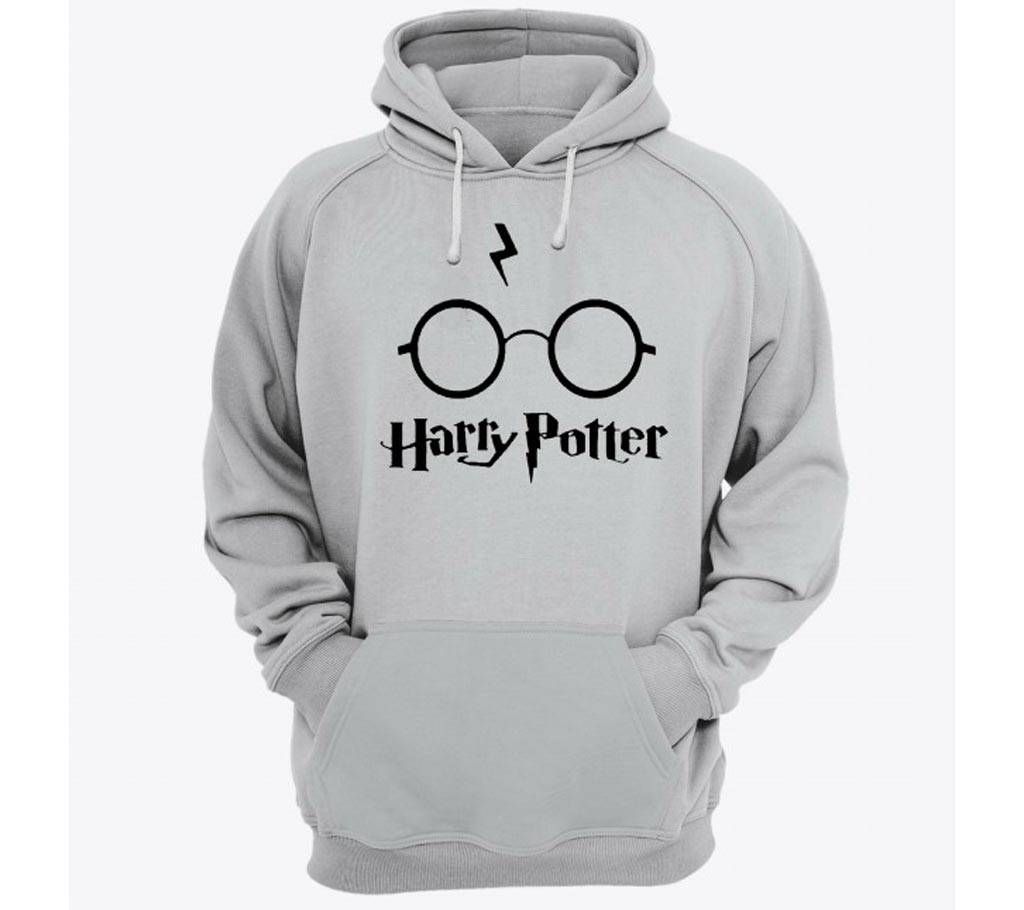 Harry-Potter-Org-Grey Melange-Mens-Hoodie