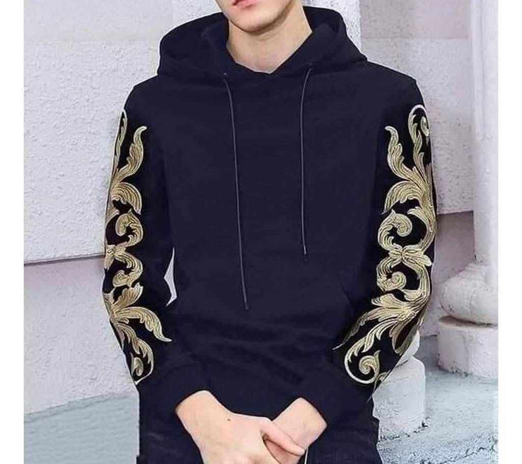Mens Full Sleeve Winter Hoodie - HD211 - Black - MAF