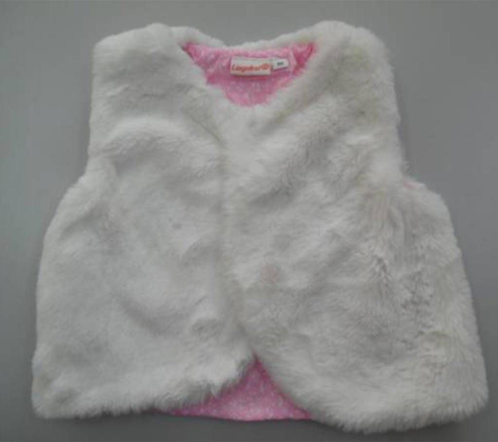 Girls fur sweater