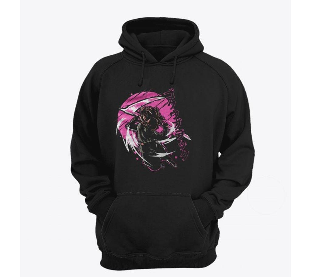 Dragon-Pink-Black-Mens-Hoodie
