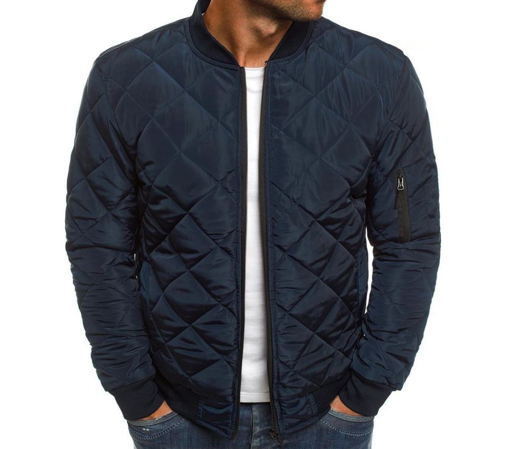 Mens Stylish Jacket - Dark Blue - L9 - UNQ