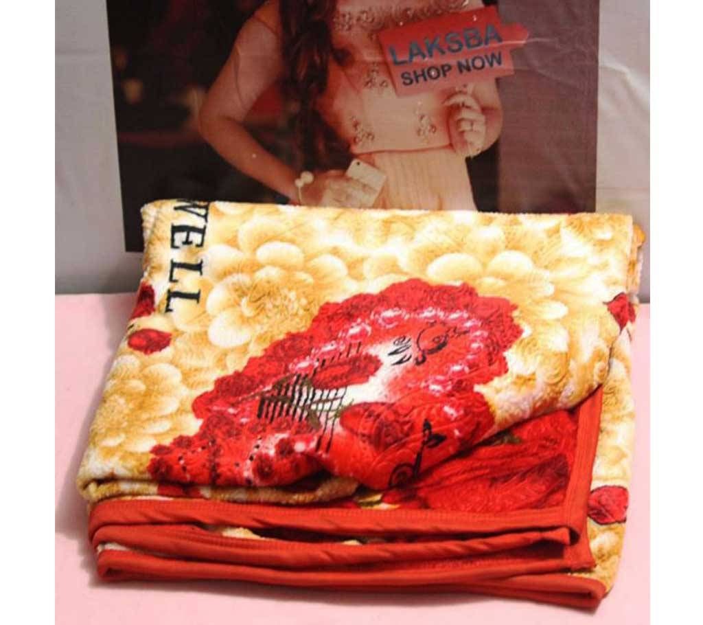 Multi-Color Microfiber Blanket - (72 x 100 Inch)