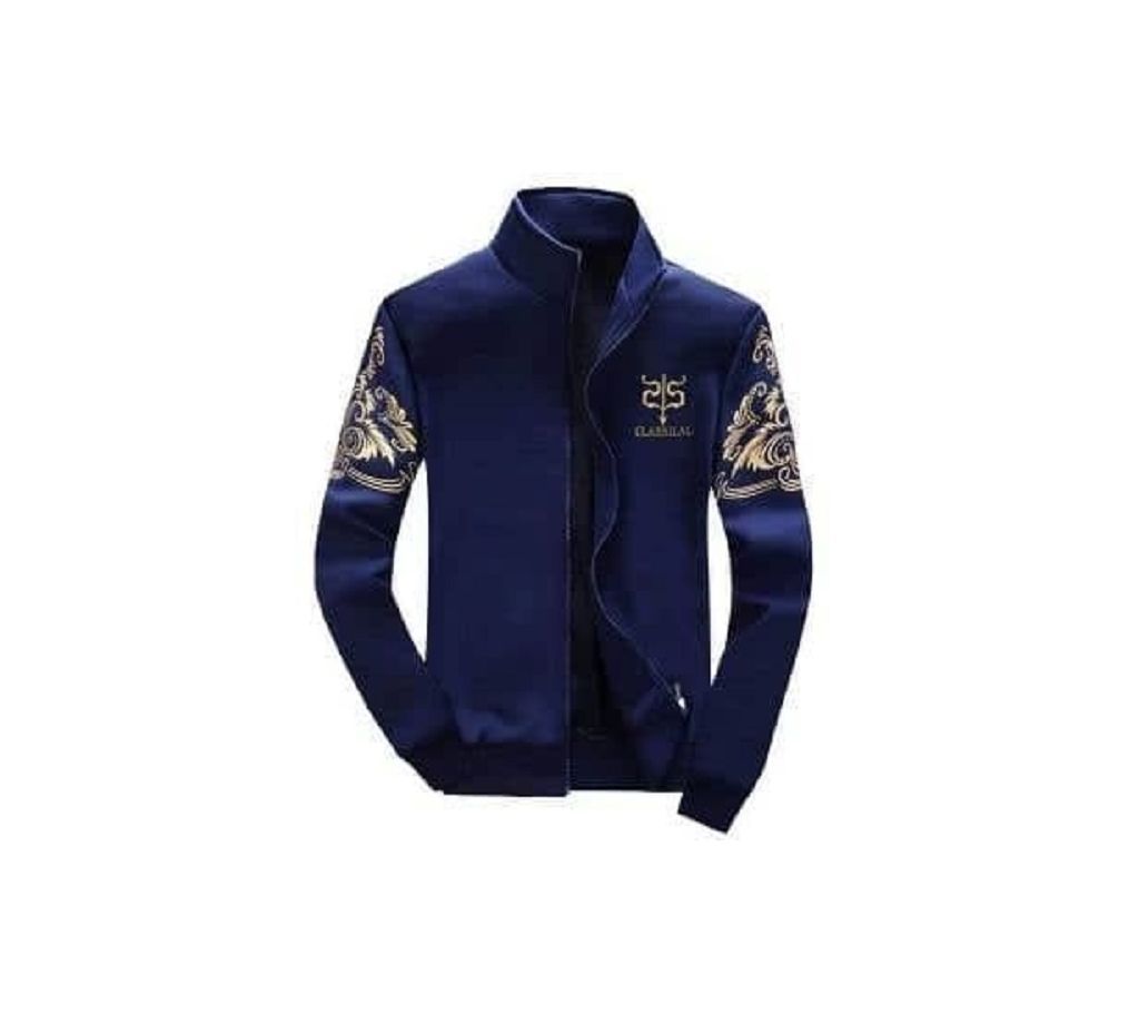 Fashionable Stylish Gents Jacket for Winter  Navy Blue  DFW