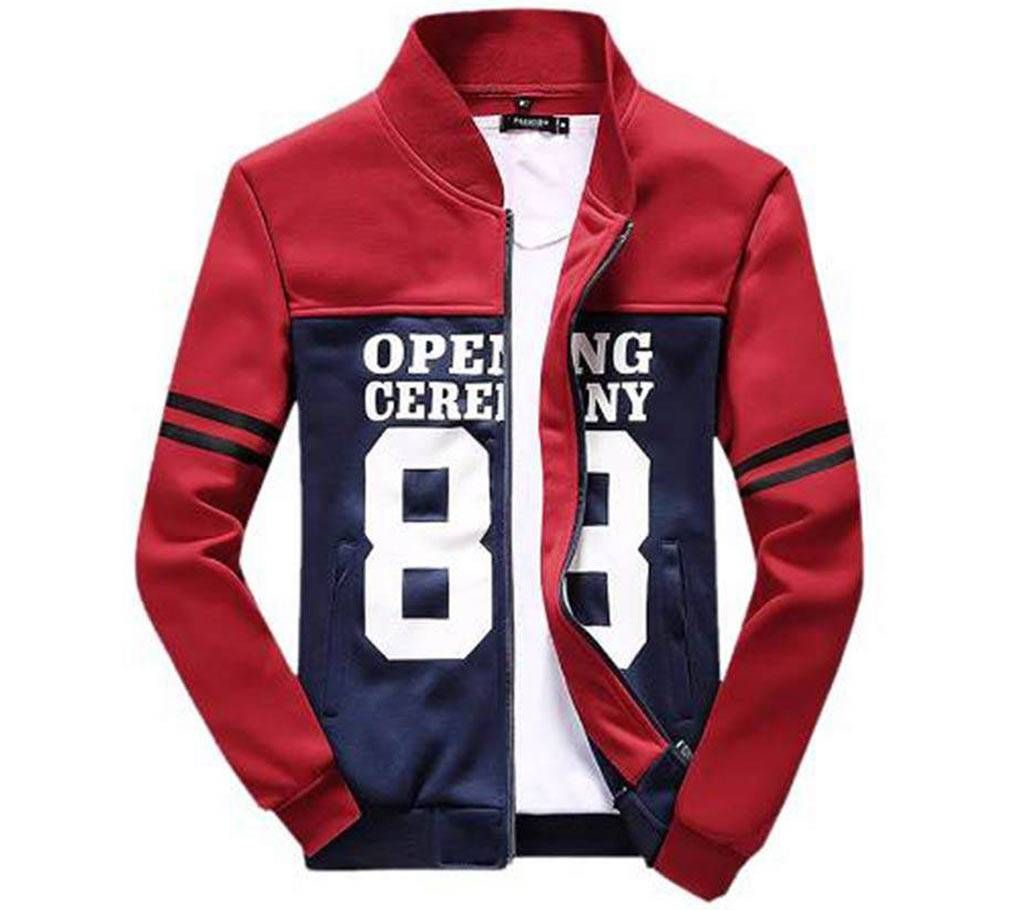 Mens Red Colour Bonded jacket