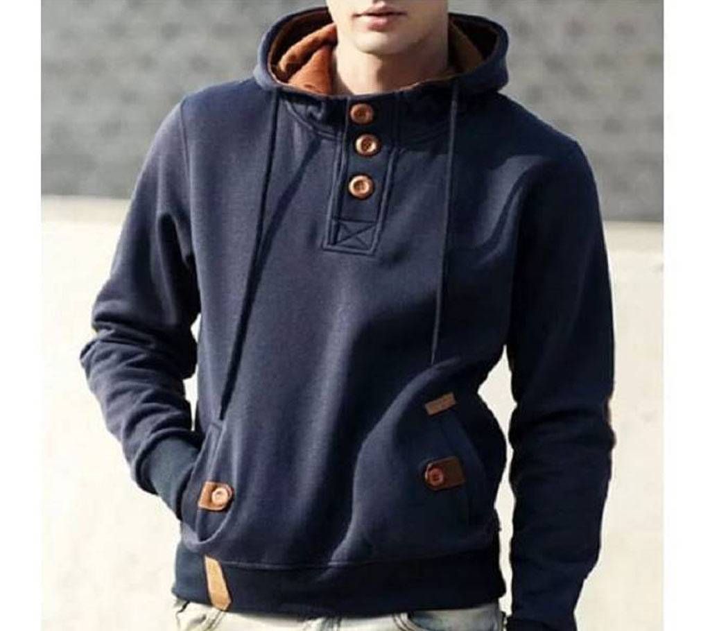 Navy Blue Hoodie Jacket for Men
