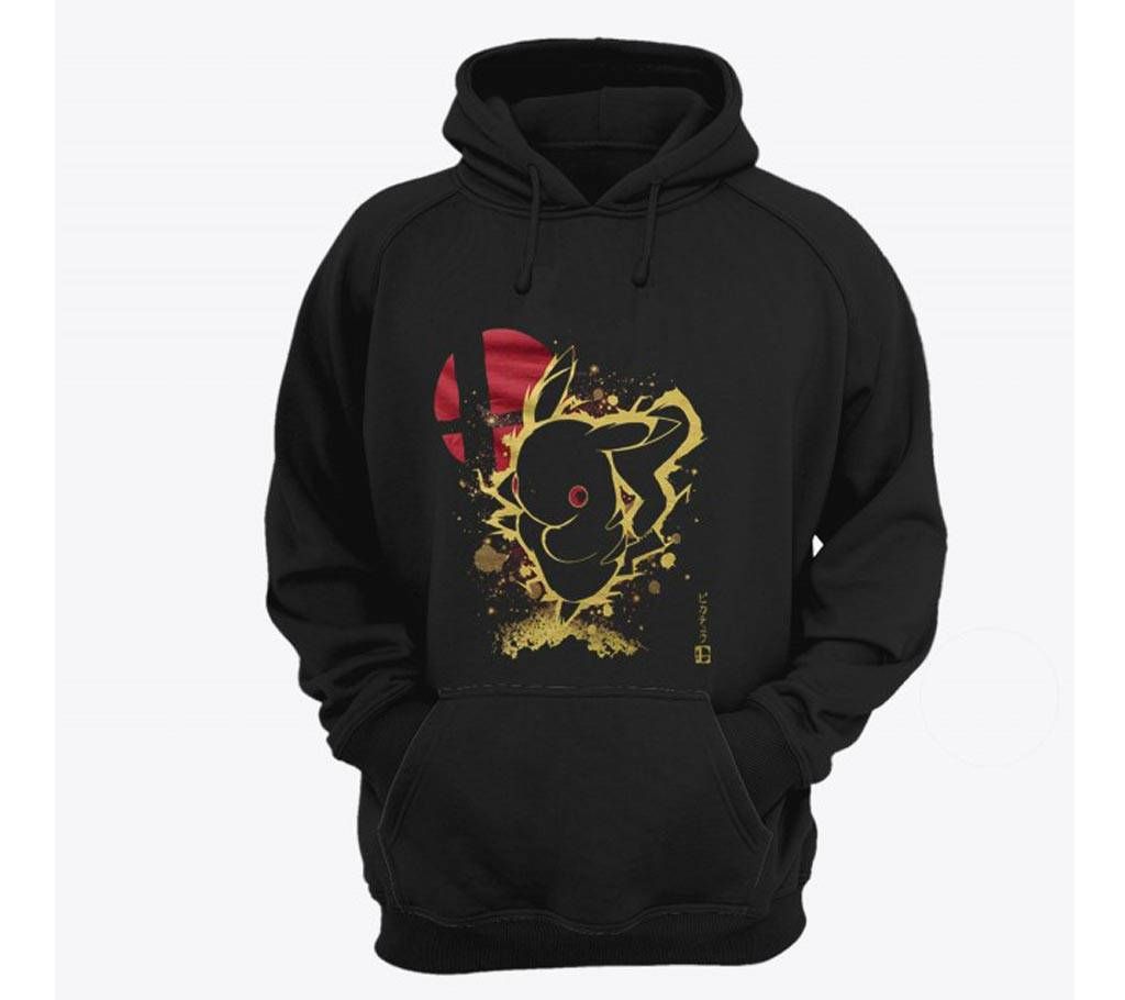 Pikachu-Black-Mens-Hoodie