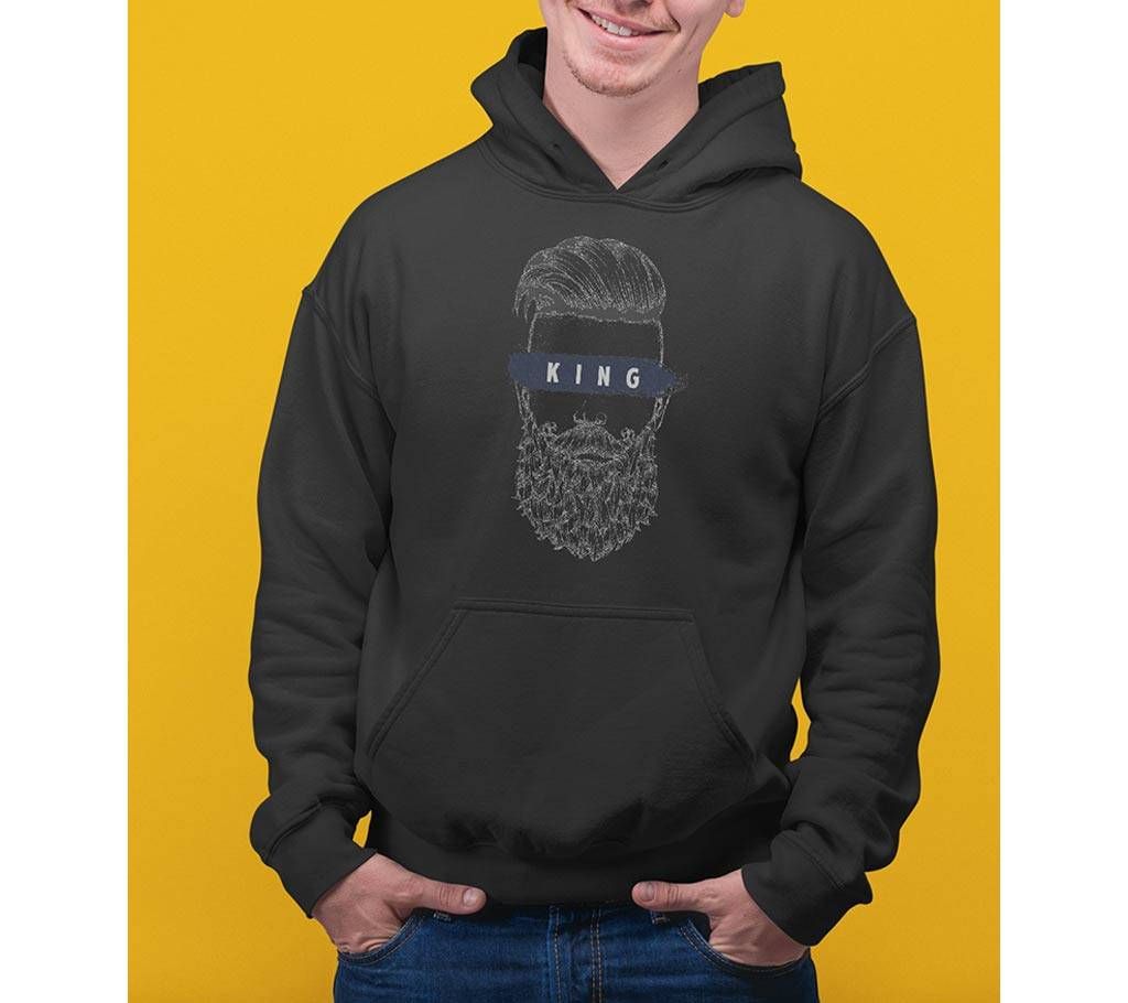King Mens Hoodie - Black