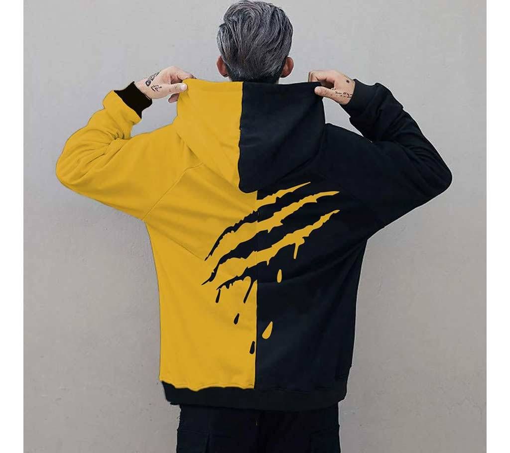 Animal Men's Premium Hoodies Street-wear Clothing - Yellow