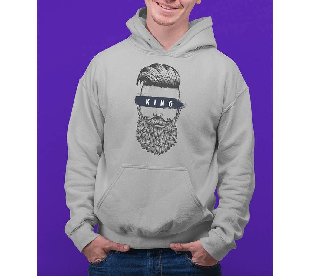King Mens Hoodie - Grey