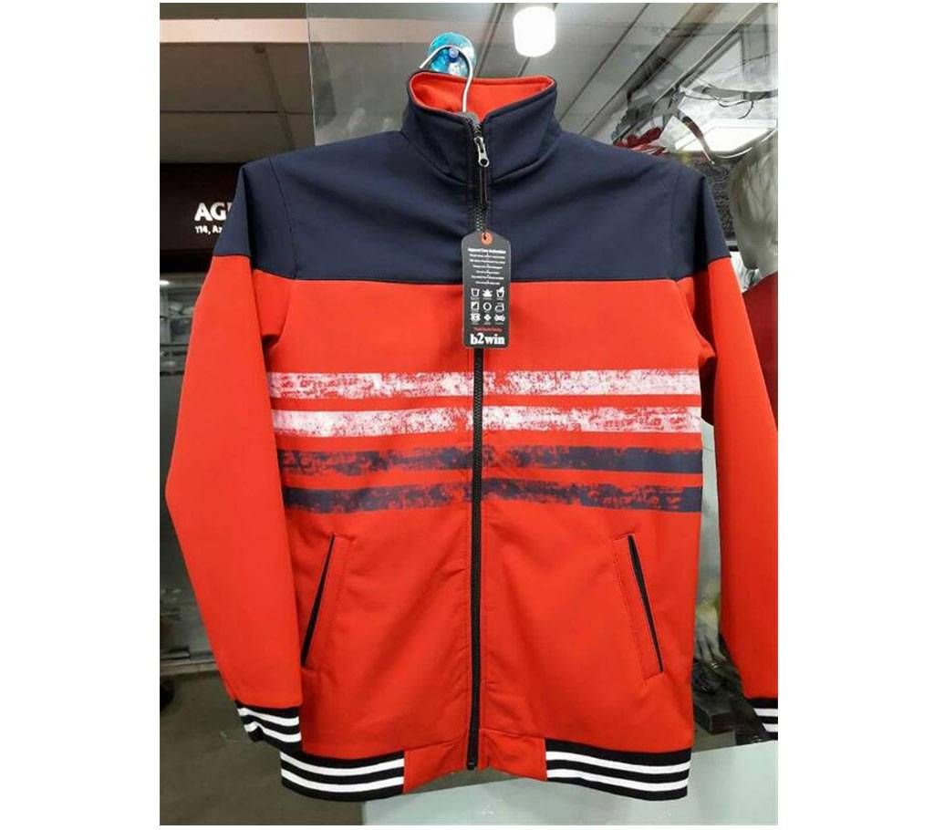 Full Sleeve Gents Jacket-Red cheek vast