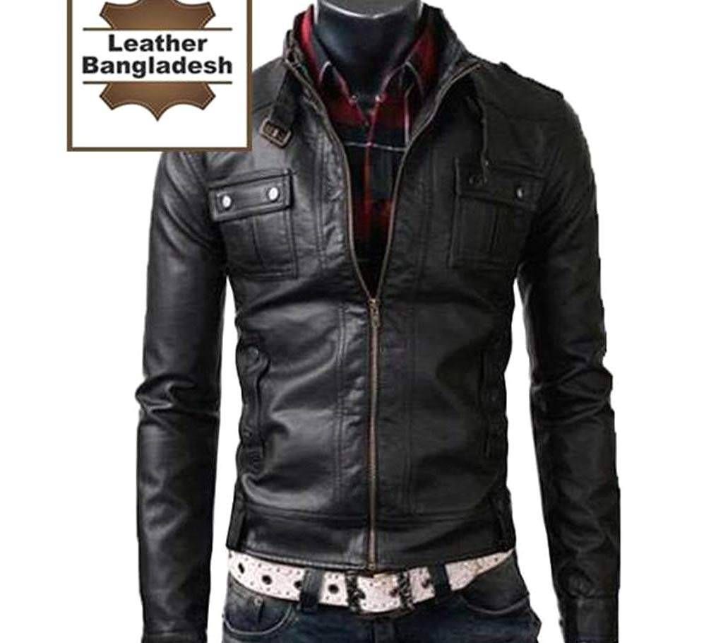 SLIM FIT MOTO LEATHER JACKET