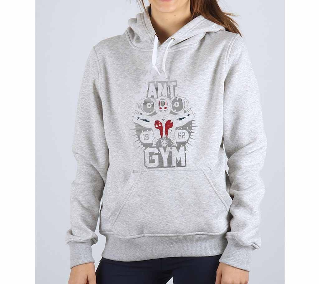 Antman-Grey Melange-Ladies-Hoodie