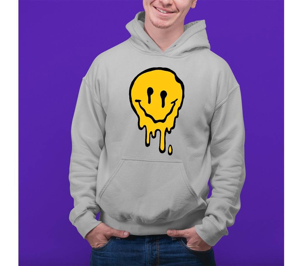 Fake Smile Hoodie - Grey