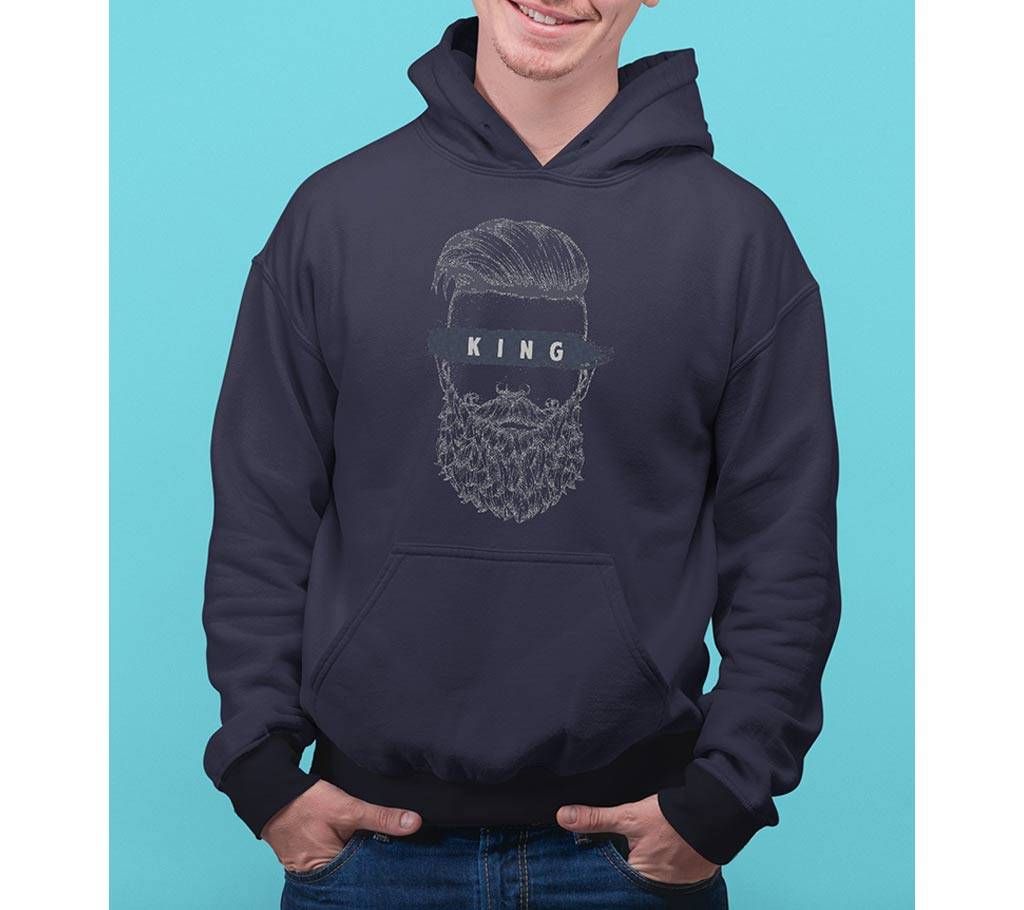 King Mens Hoodie - Blue