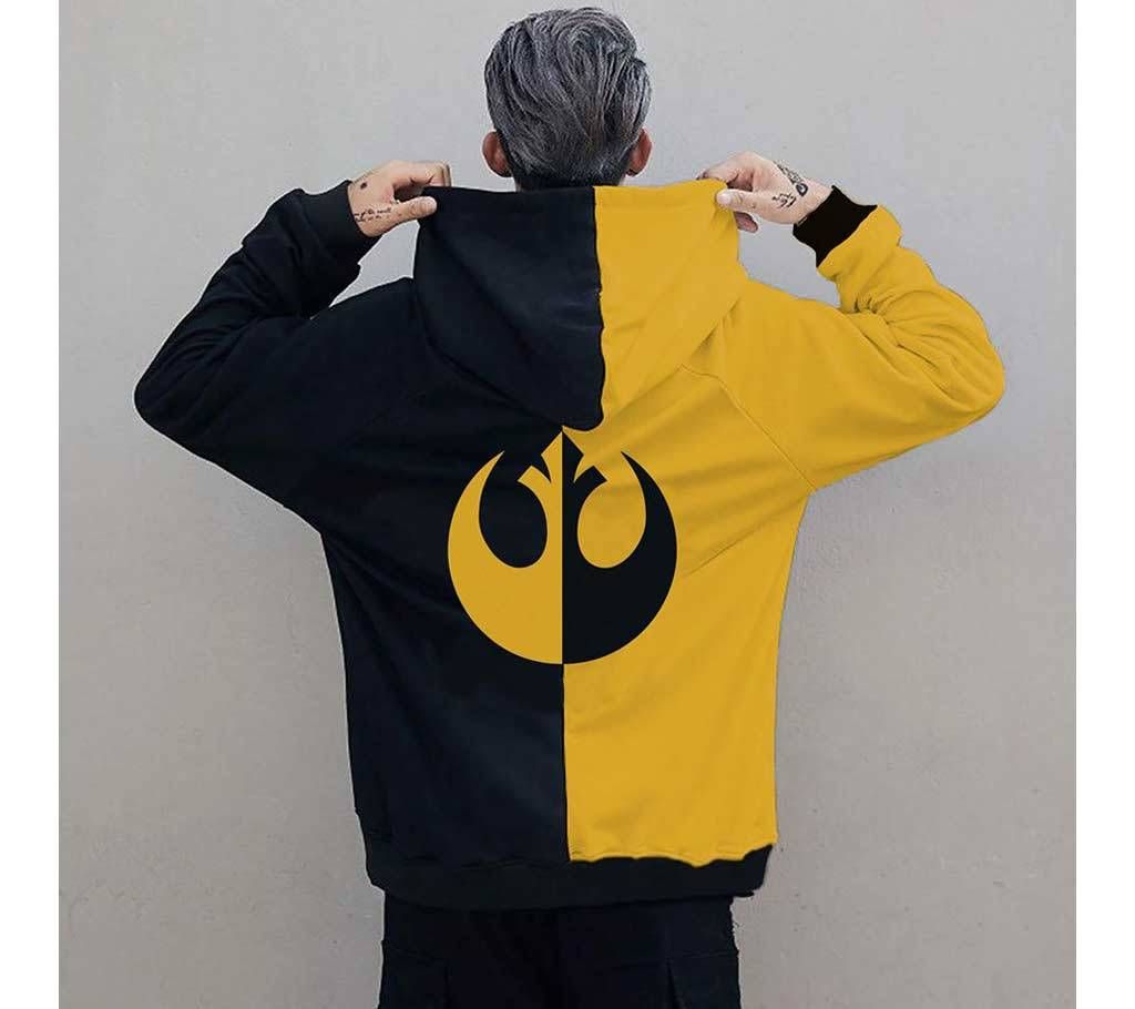 Moon Men's Premium Hoodies Street-wear Clothing - Yellow