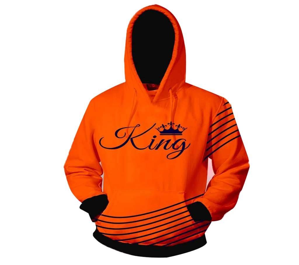 Men's  Hoodie - Orange - King - FAS