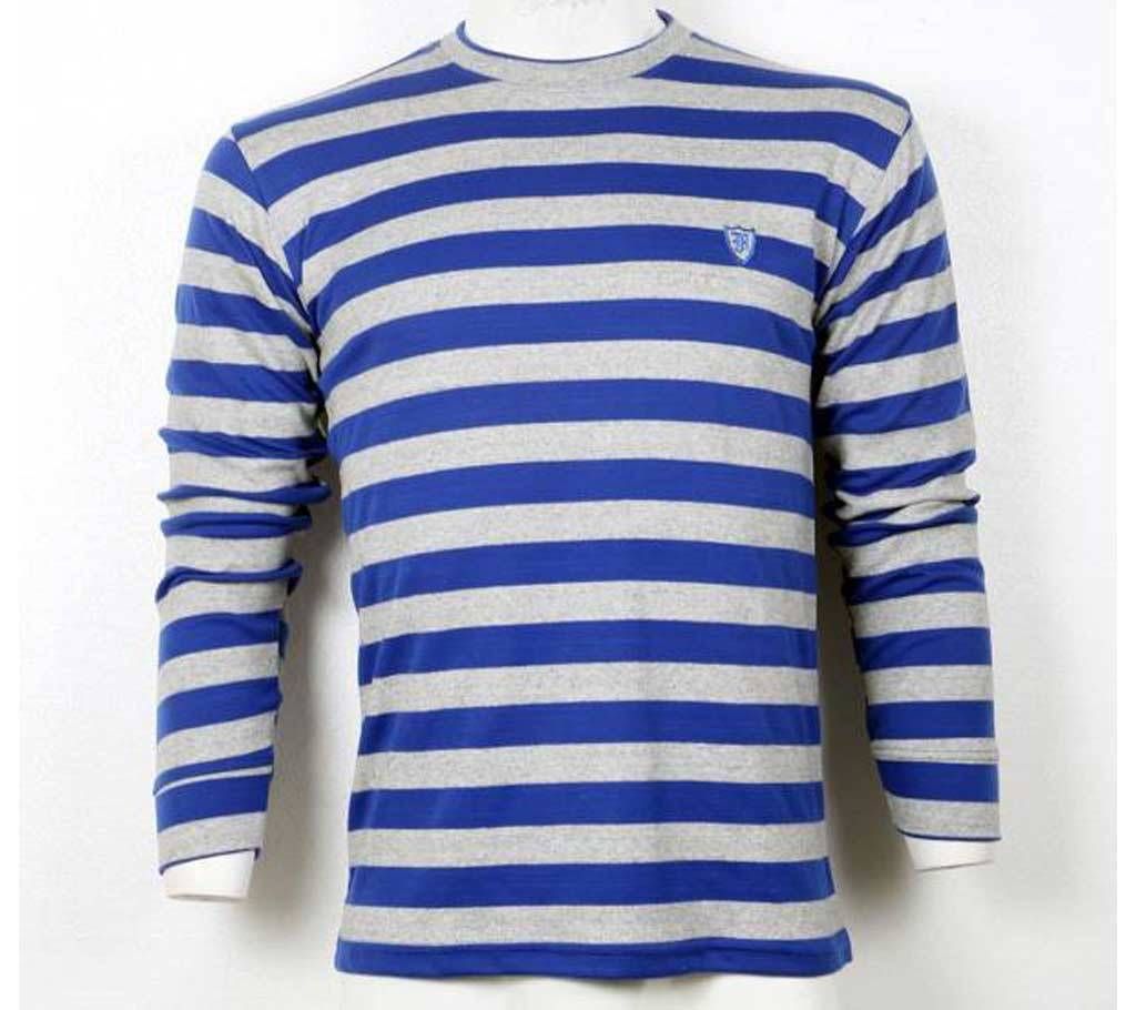 Stripe Designed Long Sleeve T-Shirt For Men