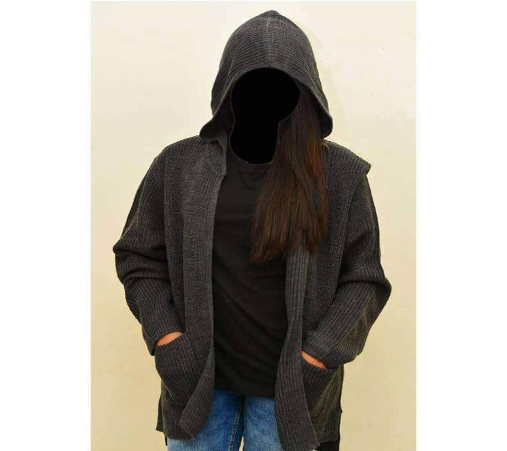 Ladies Winter Long Hoodie 