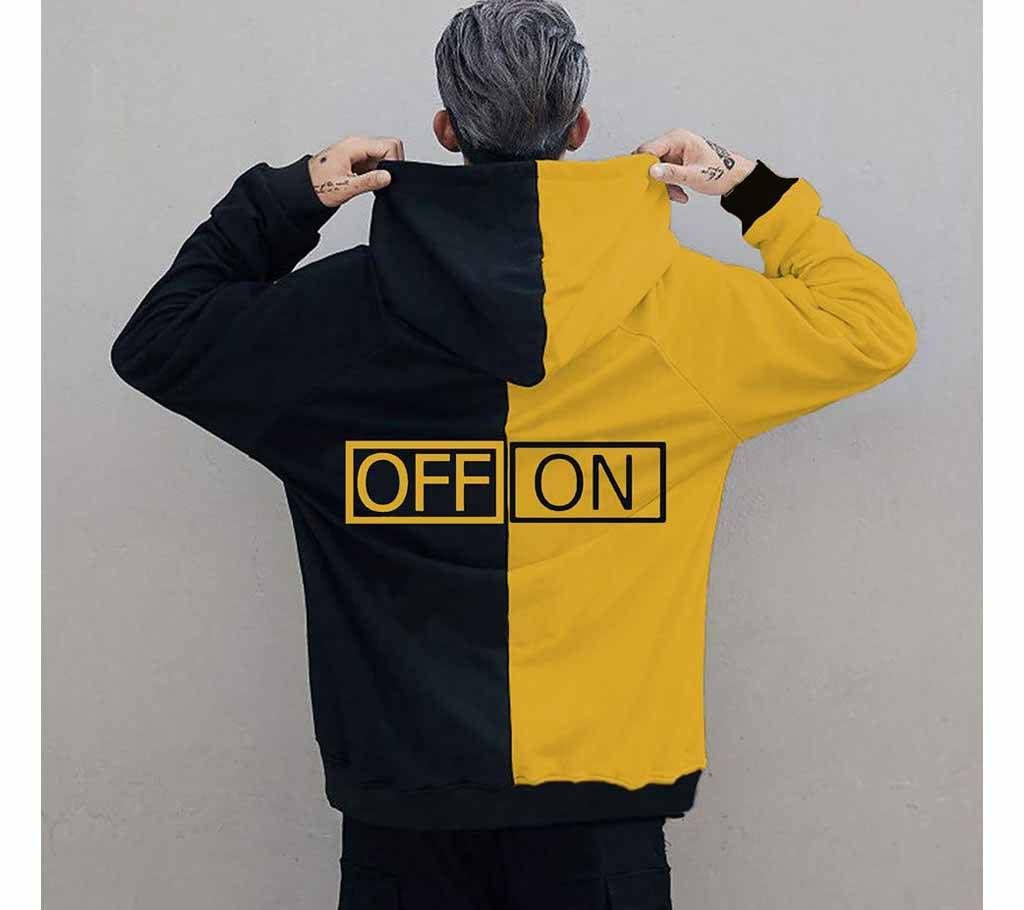 OnOff Men's Premium Hoodies Street-wear Clothing - Yellow
