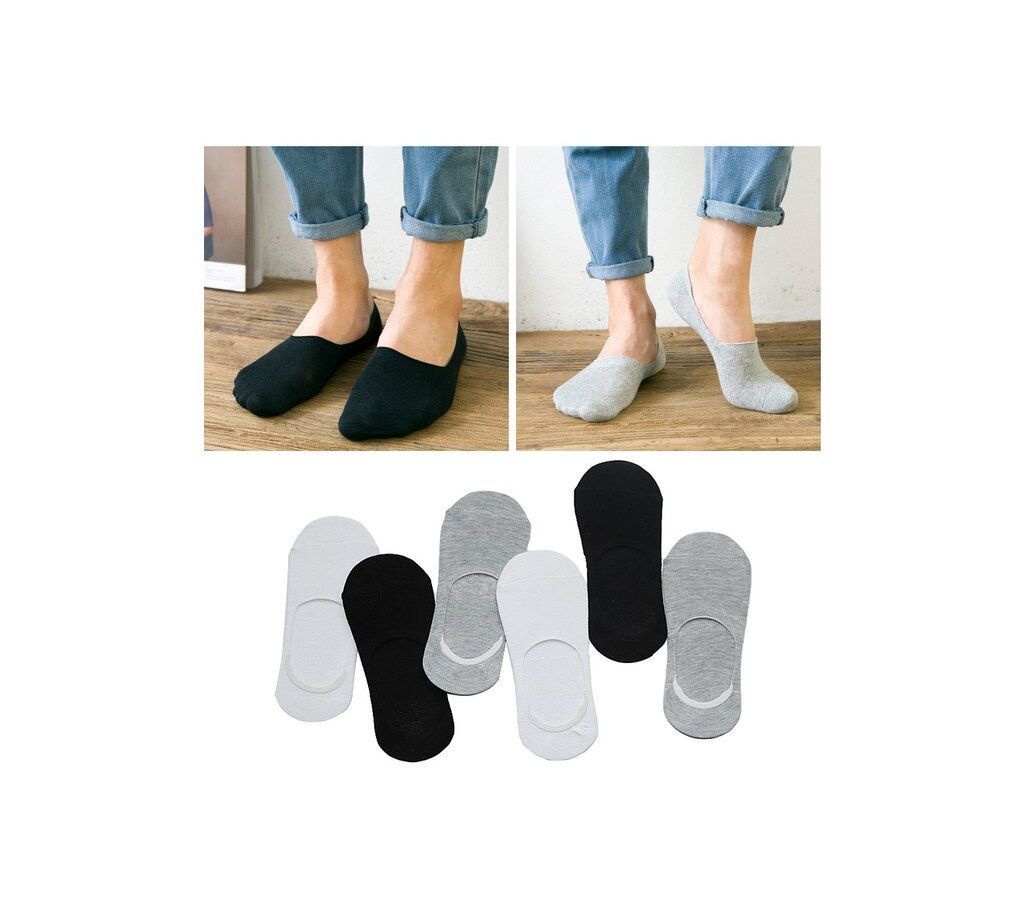 Loafer SOCKS 3 Pair 3 Color  Premium Quality Brand Graded Ankle Socks For Men Casual Sock Formal Sock