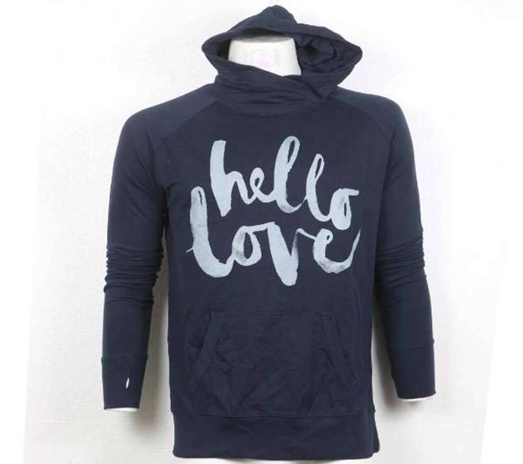 Full sleeve casual hoodie 
