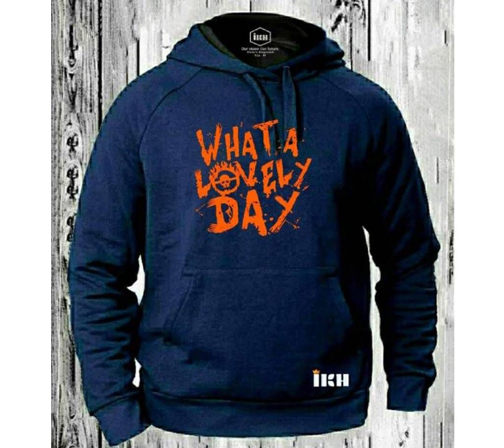 What A Lovely Day Navy Blue Super Hoodie 