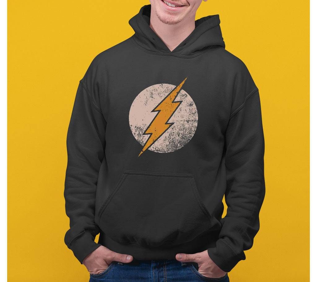 Flash Mens Hoodie - Black