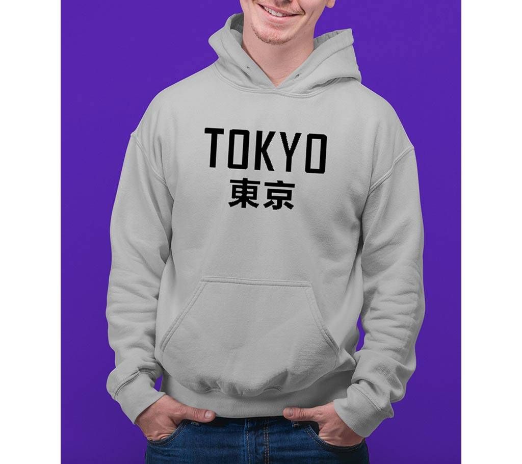 Tokyo Mens Hoodie - Grey