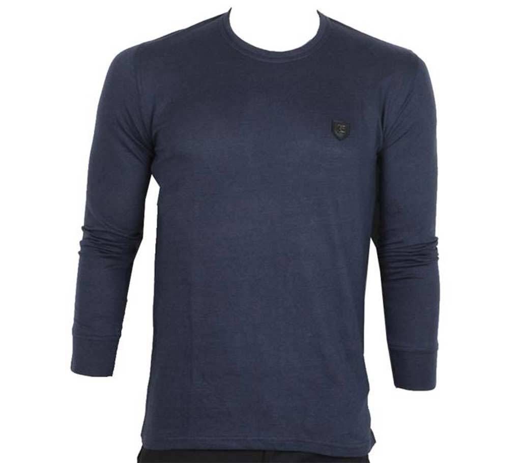 Mens Solid Full Sleeve T-Shirt