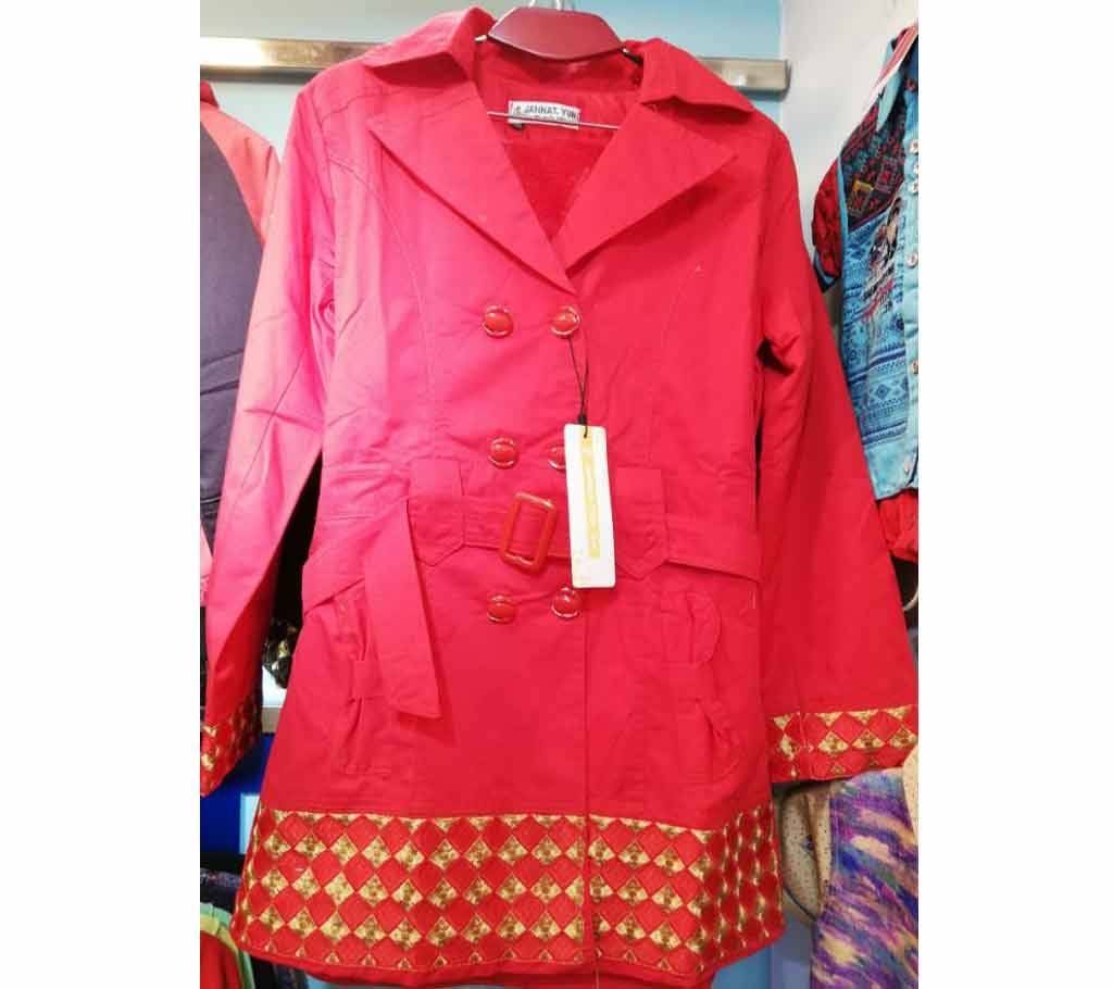 Ladies Gabardine Overcoat