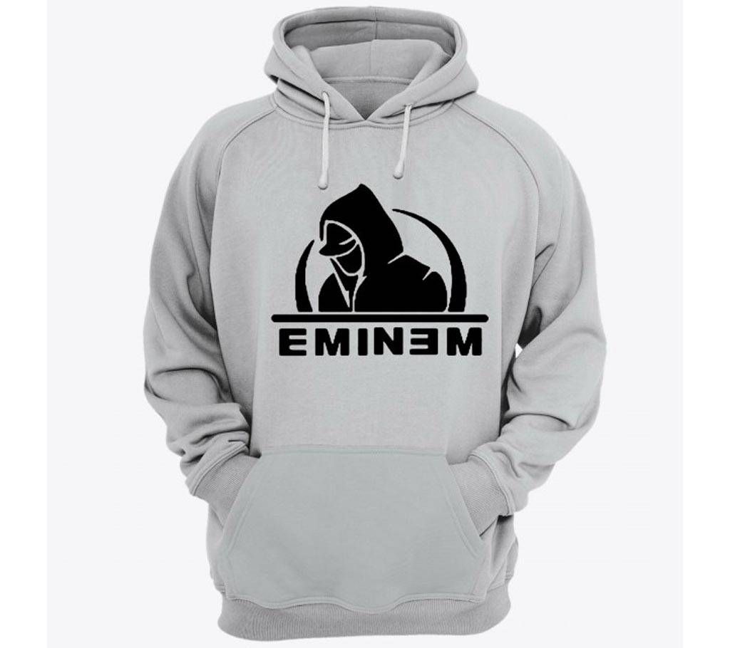 Eminem-Grey Melange-Mens-Hoodie