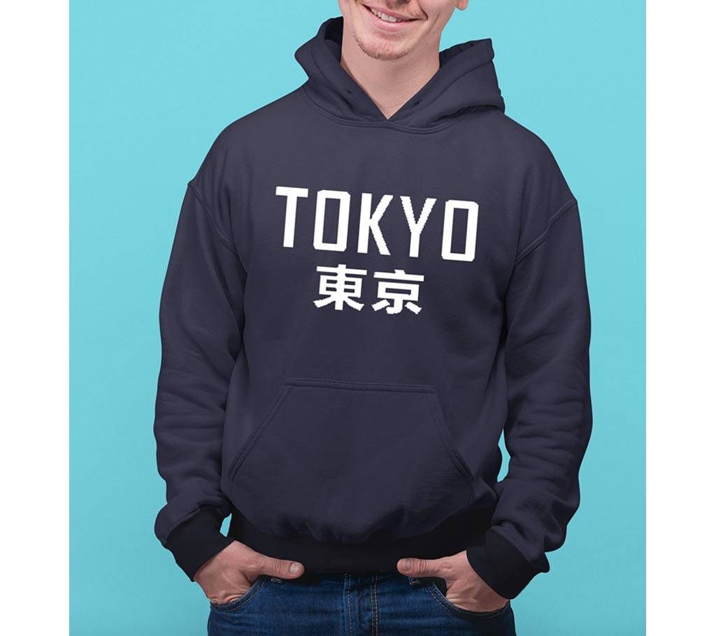 Tokyo Mens Hoodie - Blue