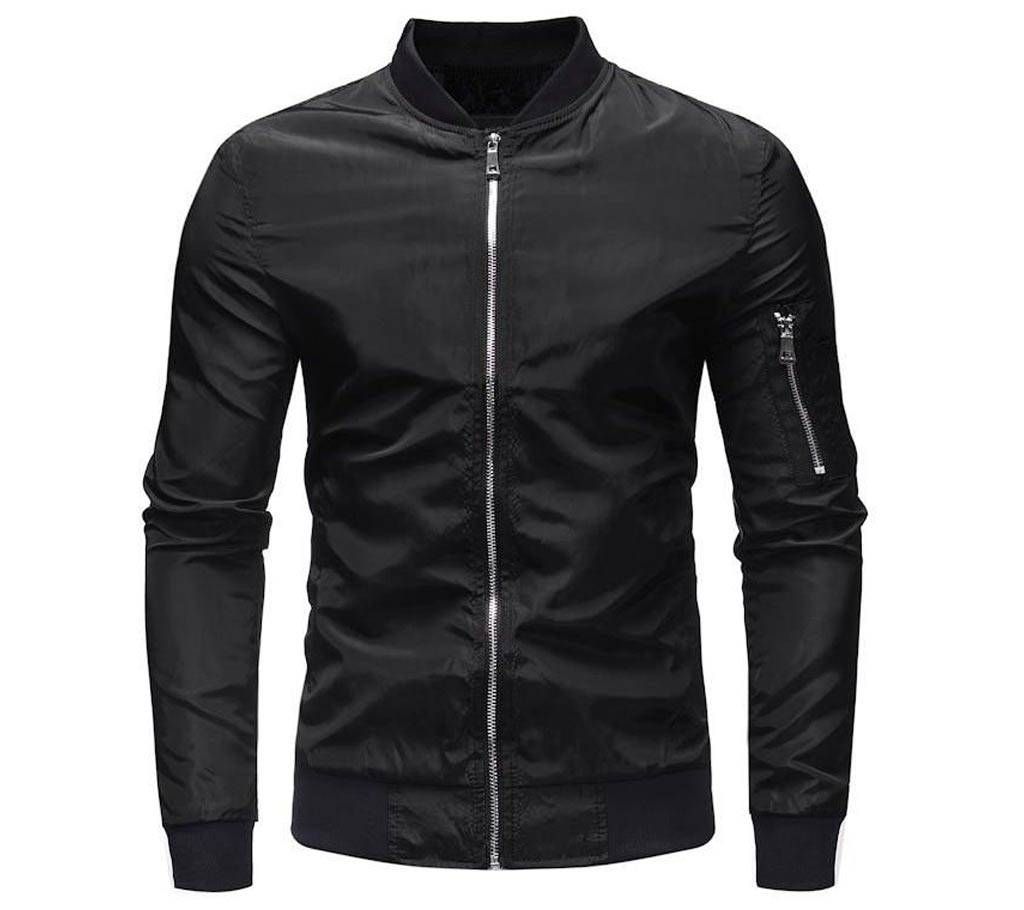 Black Stylish Winter Jacket for Men - 07 - UNQ