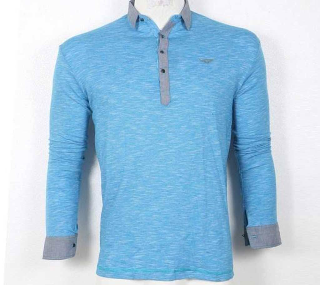 Menz Full sleeve Casual Polo Shirt
