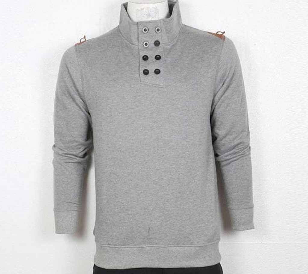 High Neck Full Sleeve T-Shirt For Men