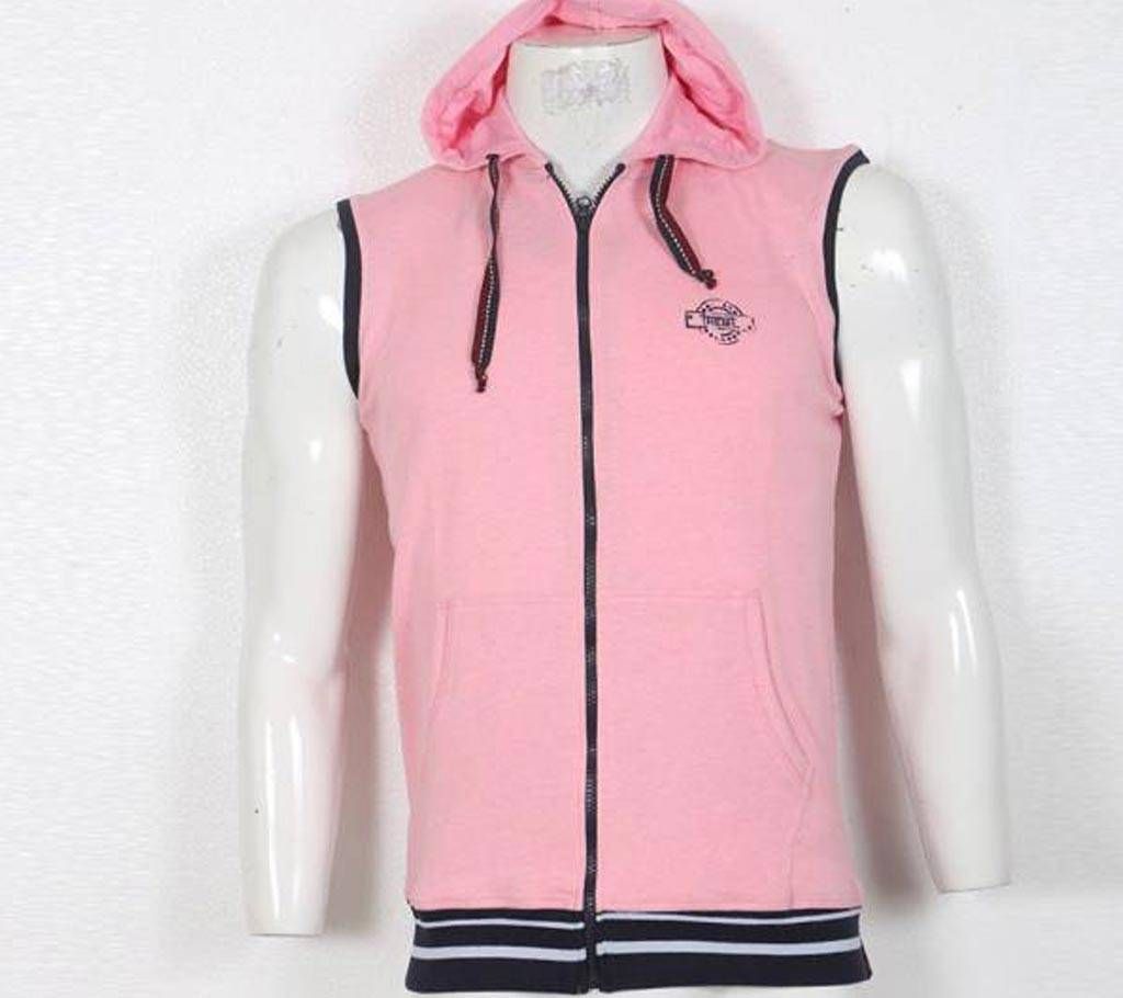 Menz Sleeveless Casual Hoodie