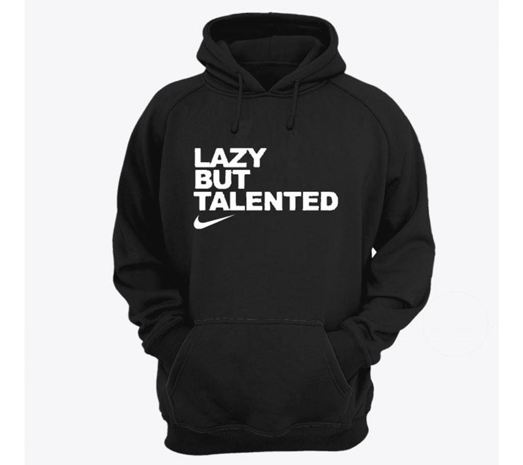 Lazy-Black-Mens-Hoodie
