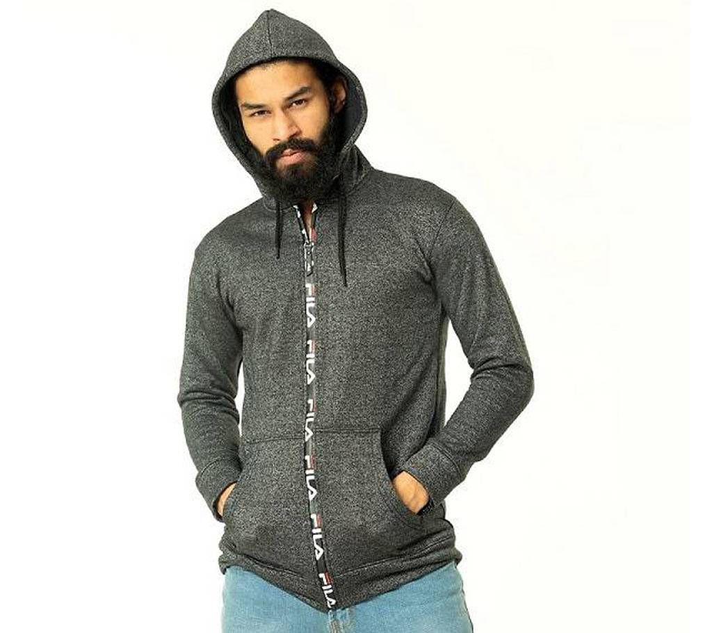 PMenz Cotton Hudy-Dark Ash